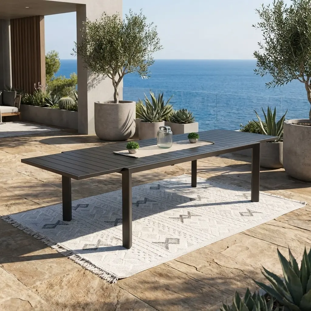 ENZO 231/346 ALU TABLE